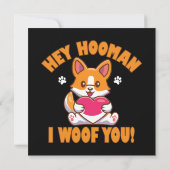 Carte Hé humain je t'aime (Dos)