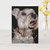 Carte Hé maman ! (Fleur jaune)