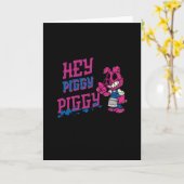 Carte Hé Piggy Piggy ! ! (Fleur jaune)
