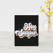 Carte Hé Sugar Funky Rétro Vibes Nostalgiques (Fleur jaune)