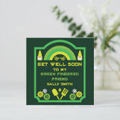 Carte Head Garden Gnome Gardener (Debout devant)