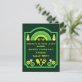 Carte Head Garden Gnome Gardener (Debout devant)