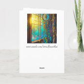 Carte Healing Energy Dreamcatcher dans la fenêtre | Bien (Dos)