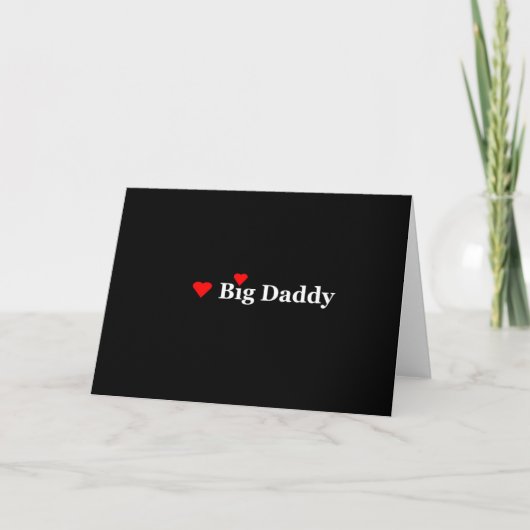 Carte Heart Big Daddy (Devant)
