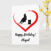 Carte Heart Birthday (Fleur jaune)