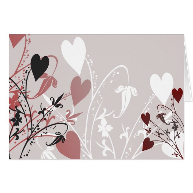 Carte Heart Blossoms (Devant Horizontal)