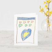 Carte Heart Box (Fleur jaune)