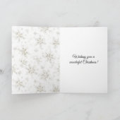 Carte Heart Branch Snow Snowflakes Christmas (Intérieur)