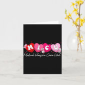 Carte Heart Candy Micu Infirmière Saint-Valentin Médical (Fleur jaune)