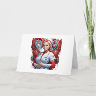 Carte Heart & Healing – Nurse with Anatomical Heart 