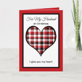 Carte Heart Husband Christmas Card (Devant)
