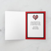 Carte Heart Husband Christmas Card (Intérieur)