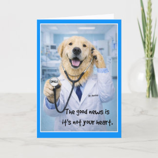 Carte Heart is Good So... Get Well Card STSB-1