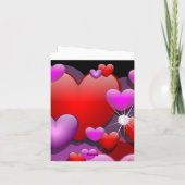 Carte Heart Love and Diamonds "I Love You" (Dos)