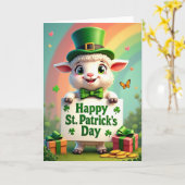 Carte Heart Pattern St Patricks Day Card (Fleur jaune)