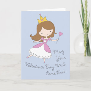 Carte Heart Princess Valentine's Day