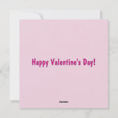 Carte Heart Valentine's Day (Dos)