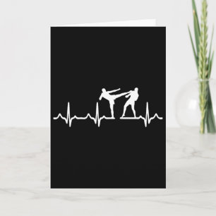 Carte Heartbeat Kickboxing Shirt Kick Boxing Karate Tee