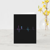 Carte Heartbeat Semicolon Suicide Prevention Awareness  (Fleur jaune)