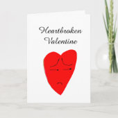 Carte HEARTBROKEN VALENTINE (Devant)