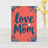 Carte Heartfelt Botanical Mom Card (Fleur jaune)