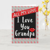 Carte Heartfelt Grandpa Love Card (Fleur jaune)