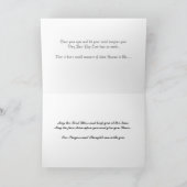 Carte Heartfelt Sympathy Rose Card - Silver Grace (Intérieur)