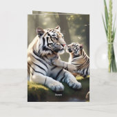 Carte Heartfelt Tiger Moments – Greeting Card (Dos)