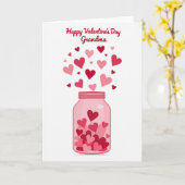 Carte Hearts In A Jar Grandma Card (Fleur jaune)