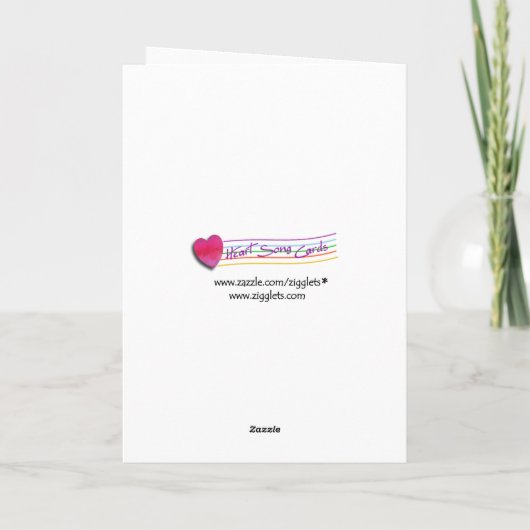 Carte Heartstrings 50th Mariage Anniversary Card (Dos)