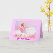 Carte HeavenlyAngels...Va Bien Bientôt. (Fleur jaune)