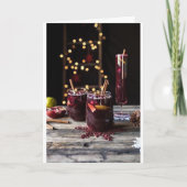 CARTE ***HÉBERGEMENTS EN VACANCES DE NOËL/NOUVELLE ANNÉE (Devant)