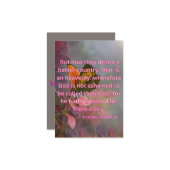 Carte Hébreux 11:16 KJV Bible Écriture Pic Salutation (Devant/Arrière en situation)