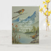 Carte Hebrews 3:4 God the Builder Scripture | Christian  (Fleur jaune)