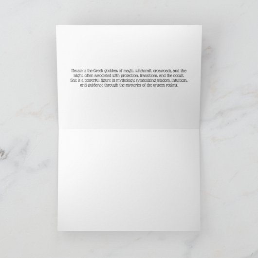 Carte Hecate Grey Goddess (Intérieur)