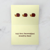 Carte Hedgehog Crossing ! (Intérieur)