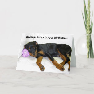 Carte Heidi et Ball Birthday Card