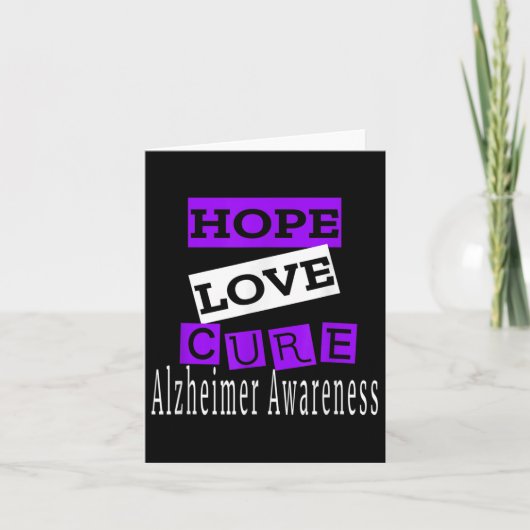 Carte Heimer Sensibilisation Hope Love Cure (Devant)