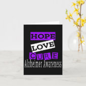 Carte Heimer Sensibilisation Hope Love Cure (Fleur jaune)