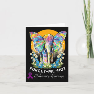 Carte Heimerheimer Elephant Oubliez-moi-pas Heimerheimer