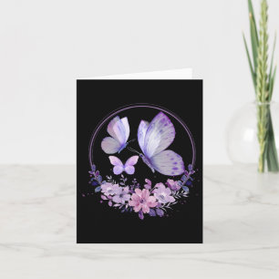Carte Heimerheimer Purple Floral Pansy Démence Heimerhe