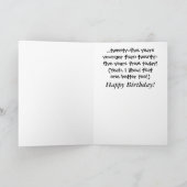 Carte Hein ! Chien Drôle Anniversaire Salut (Intérieur)