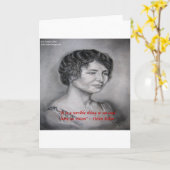 Carte Helen Keller Avoir Vision Sagesse Citation (Fleur jaune)
