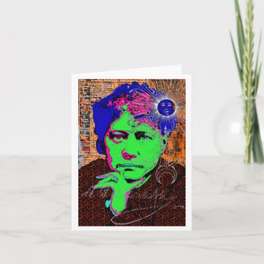 Carte Helena Blavatsky Theosophy Occult Esoteric New Age (Devant)