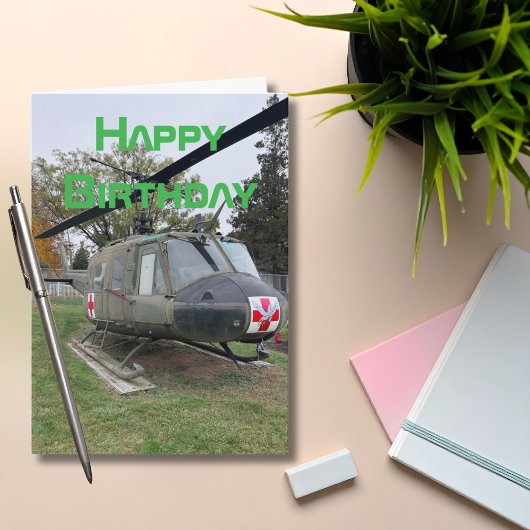 Carte Hélicoptère Avion, Anniversaire d'aviation Cool