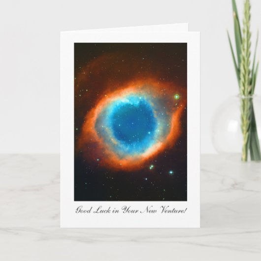 Carte Helix Nebula - Bonne chance dans votre nouvelle av (Devant)