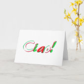 Carte Hello (Fleur jaune)