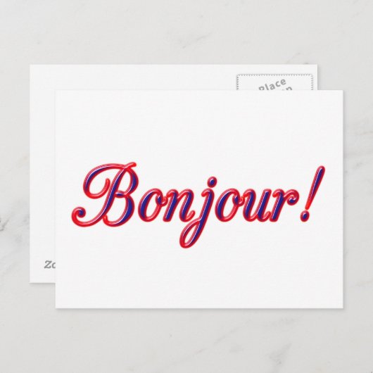 Carte Hello (Devant / Derrière)