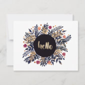 Carte Hello automne vibes (Devant)