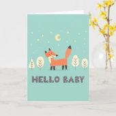 Carte Hello Baby Card (Fleur jaune)